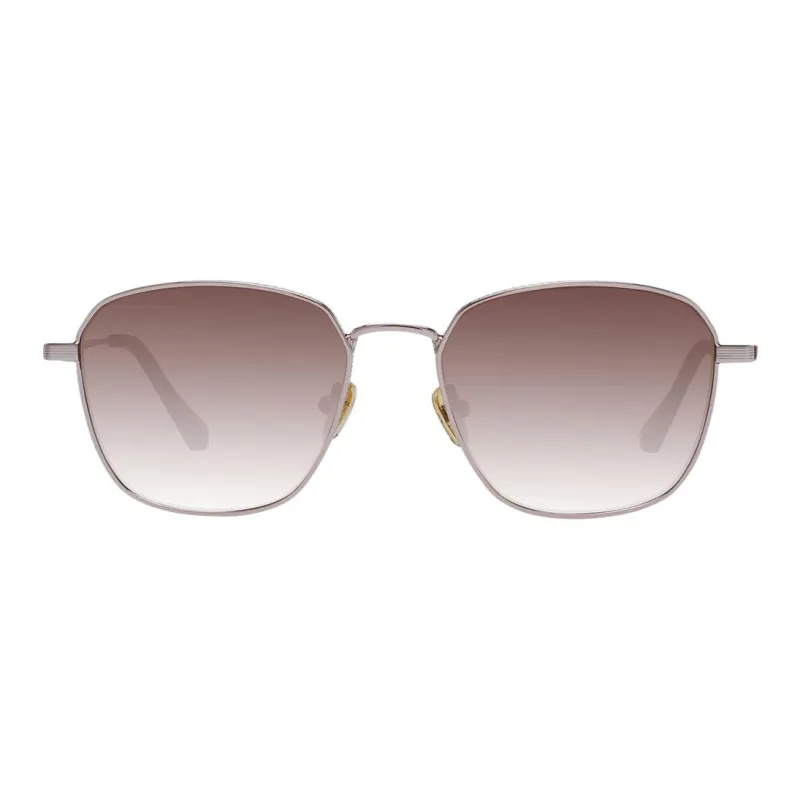 Ted Baker Stainless Steel Square Sunglasses Men's Tortoiseshell-1