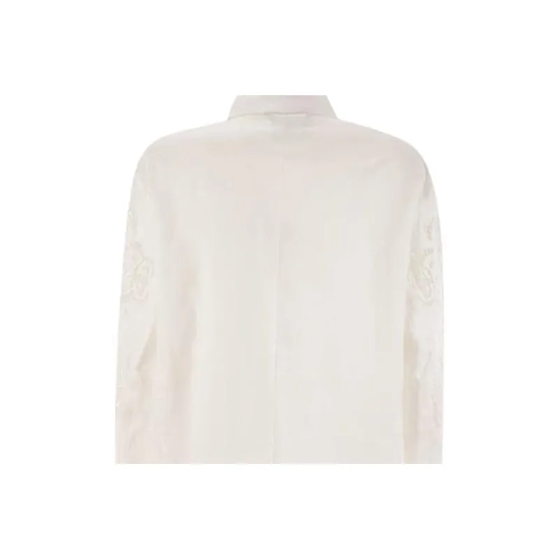 MaxMara Angizia Embroidered sleeve Blazer-4