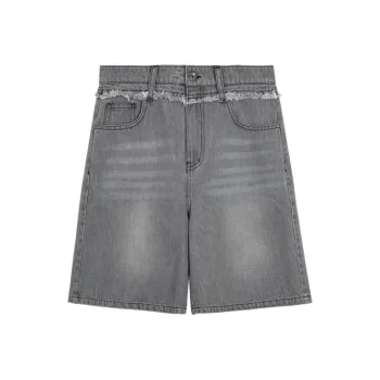 Omont Denim Shorts Women's Galaxy Gray