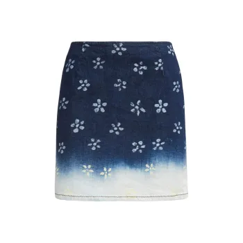 MARNI Denim Short Skirts Women's Indigo