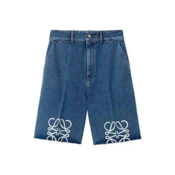LOEWE Anagram Short 'Jeans Blue'