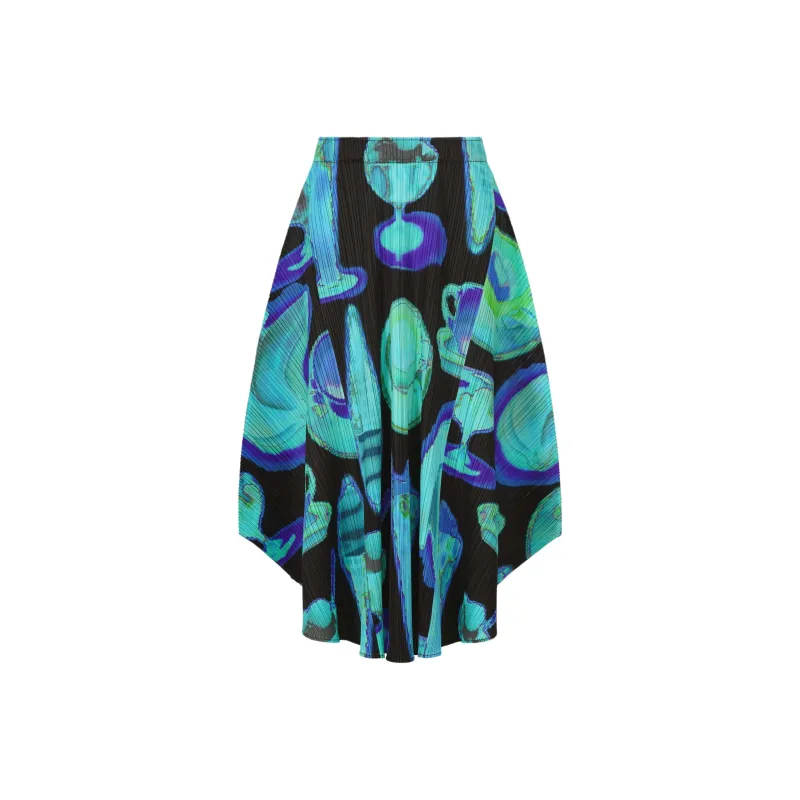 PLEATS PLEASE ISSEY MIYAKE Pleated Maxi Skirt-0