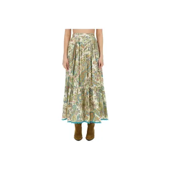 ETRO Paisley Printed Belted Skirt
