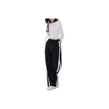 F·dragon Casual Pants Unisex Black White