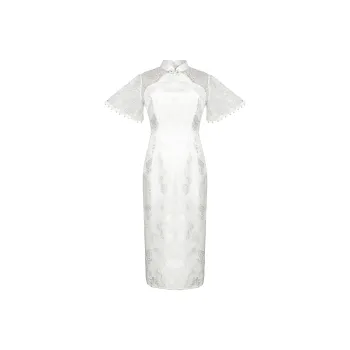 Clothes Cut By Time Cheongsam Women's White