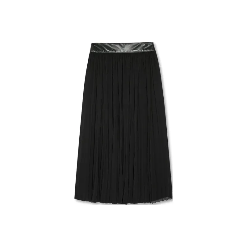 DKNY Casual Long Skirt Women's Black-0
