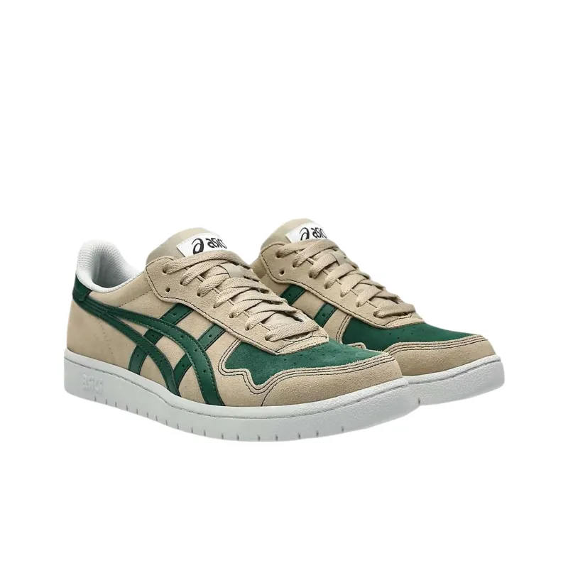 Asics JAPAN PRO Slip Resistant Low Top Casual Shoes Men's Brown Green-3
