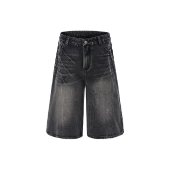 BRYAN JIMENEZ Denim Shorts Unisex