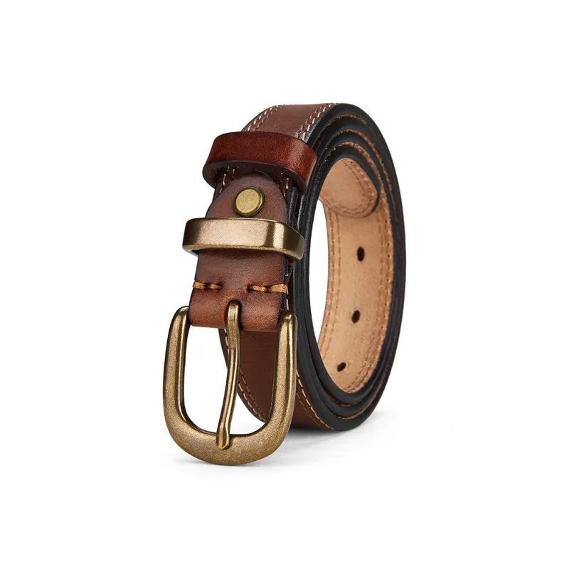 PIERRE CARDIN Cow Leather Belts Men's Black/Burgundy/Brown 2.8cm-10