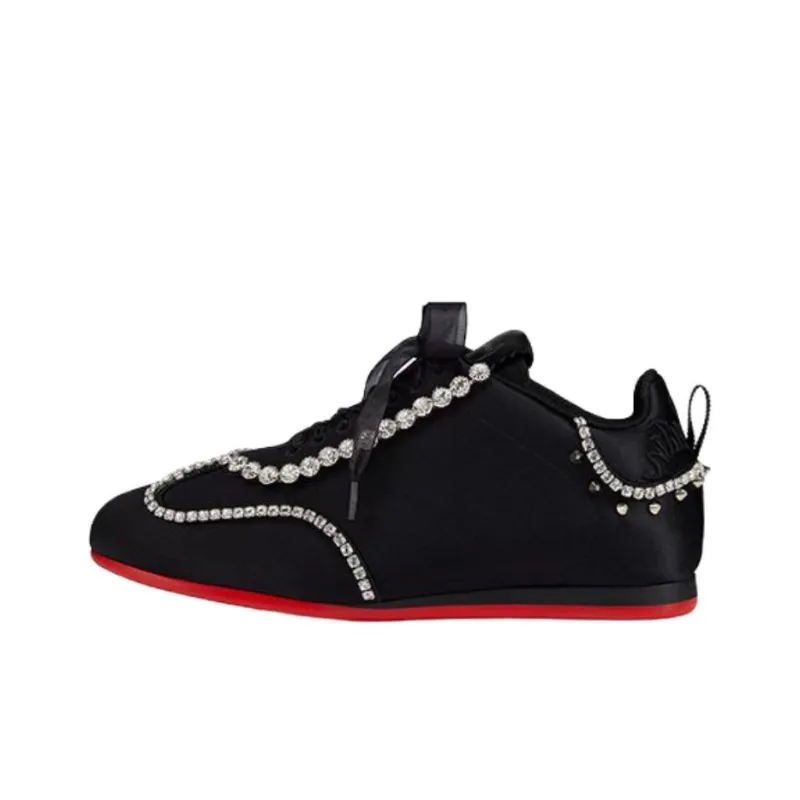 CL LUBOTING ELEONORA STRASS Low Top Casual Shoes Women's Black-0