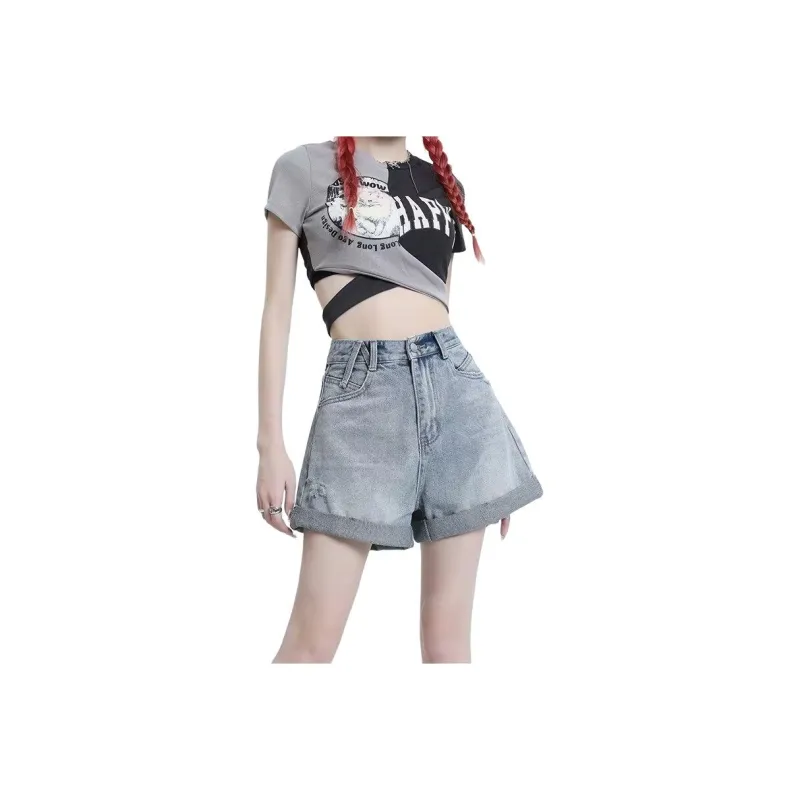 The New Age Family Denim Shorts Women's-0