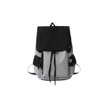 Rainbow Girl Nylon Backpack Unisex Multicolor