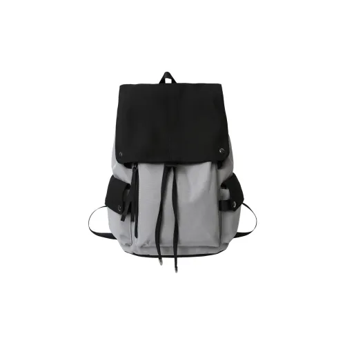Rainbow Girl Nylon Backpack Unisex Multicolor