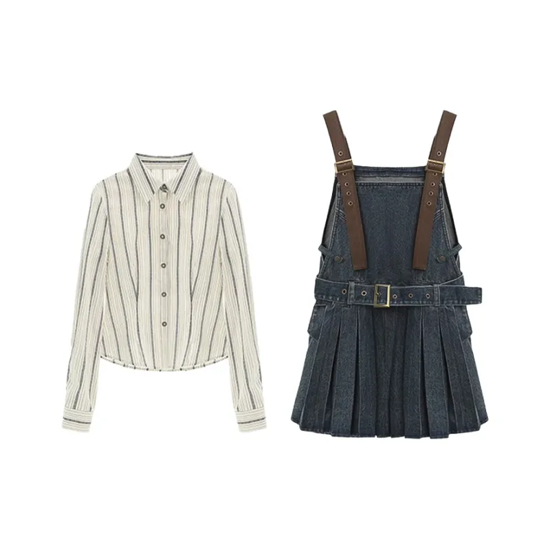 ACAINES Two Piece Skirt Sets Women's-0