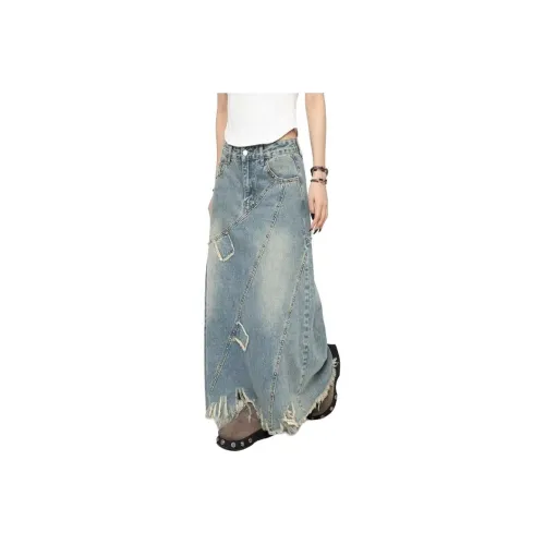 The New Age Family Denim Long Skirt Women's