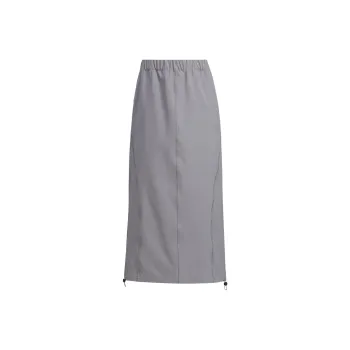 Adidas Casual Long Skirts Women's Gray