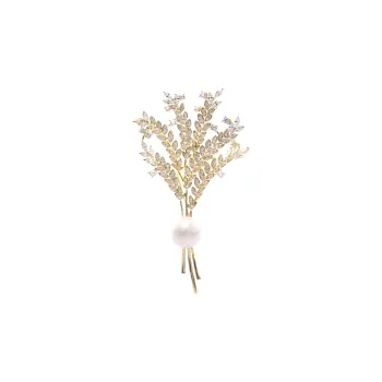 Yamaichi Maru Pure Gold Copper Brooches Women's