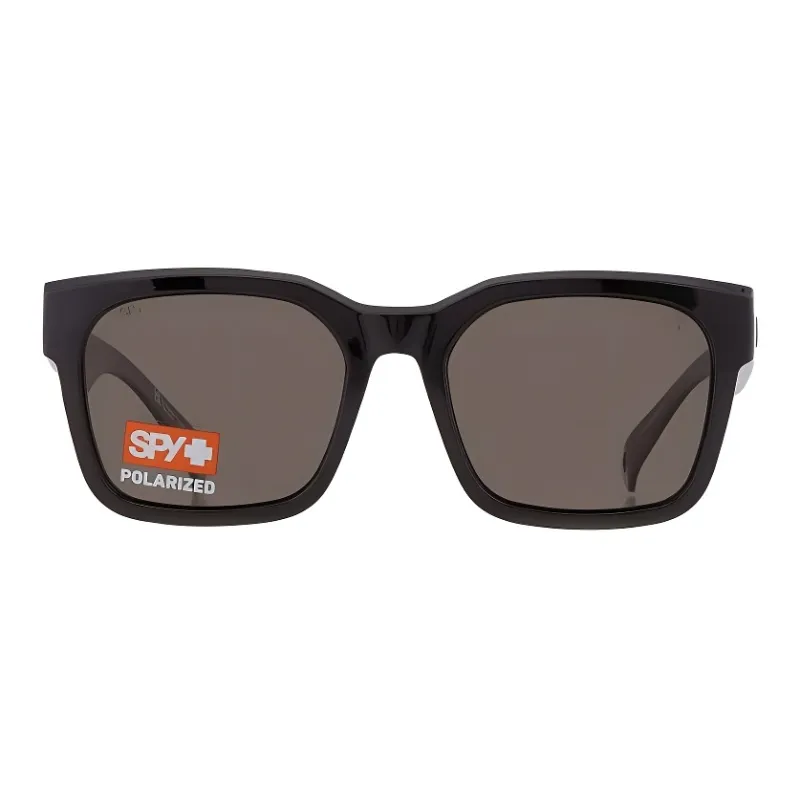 SPY Polycarbonate Square Sunglasses Women's Black-1