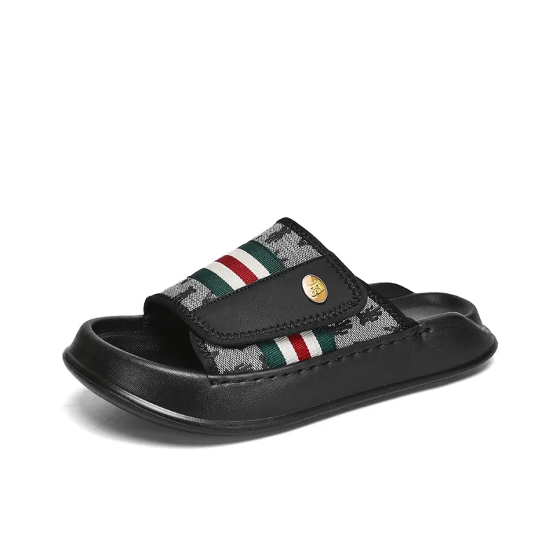 Shiozawa Stitching Quick Dry Slide Slippers Men's-1