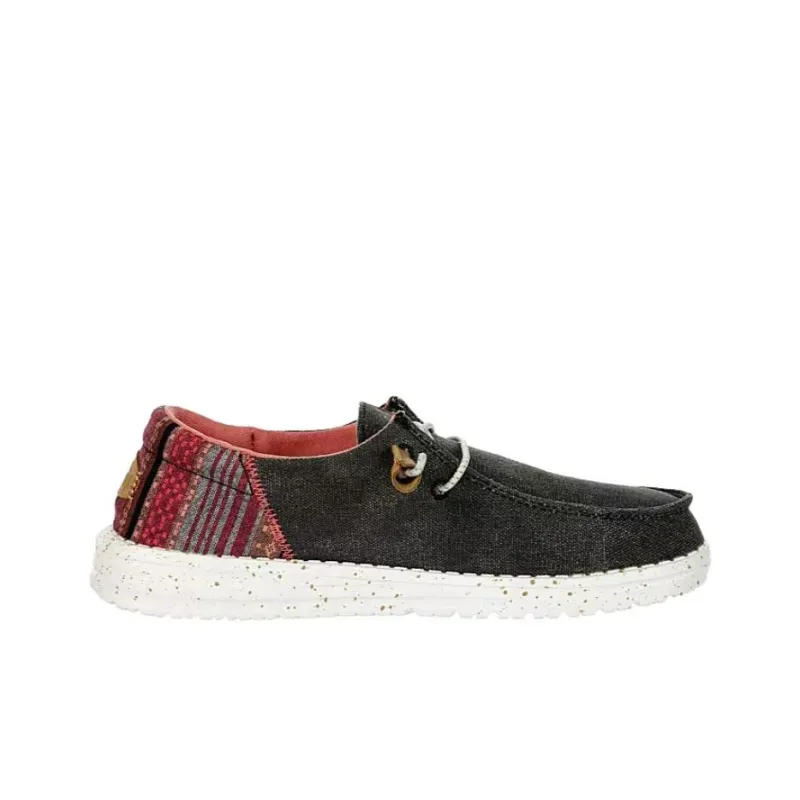 Heydude Wendy Funk Baja Casual Single Shoes Women's Black-1