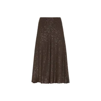 Brunello Cucinelli Sequinned Skirt