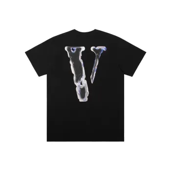 VLONE Large Logo Collection SS25 T Shirt Unisex Black White