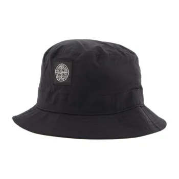 STONE ISLAND Polyamide Bucket Hats Unisex Black