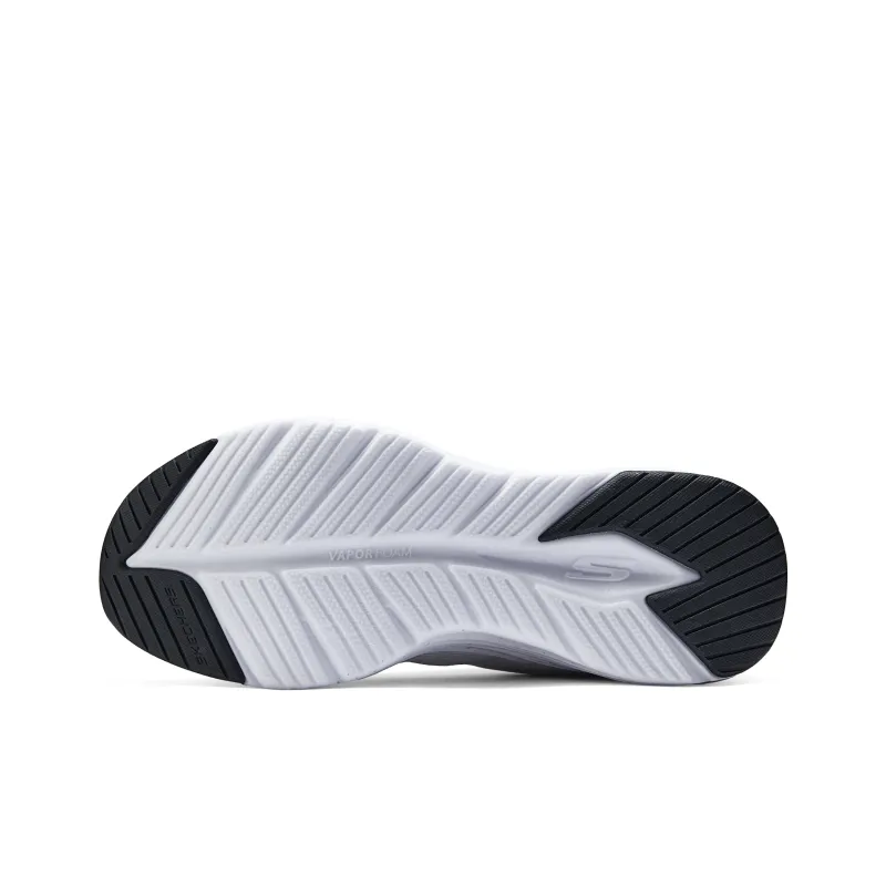 Skechers Cushioning Rebound Low Top Running Shoes Men's White Black-4