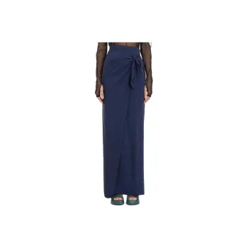 CORTANA Casual Long Skirt Women's Blue
