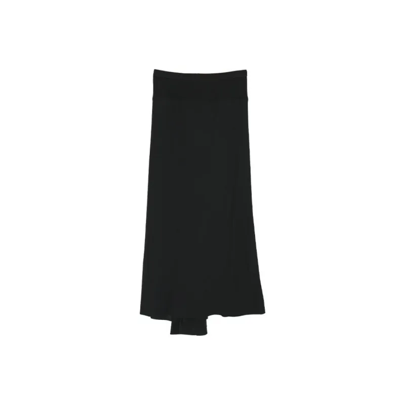 RICK OWENS Calf Bias Midi Skirt-0