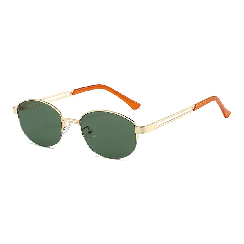 YUZHAOLIN Metal Oval Sunglasses Unisex-7