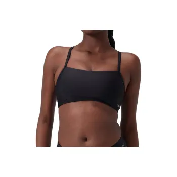 Speedo Women's Racerback Crop Top Bikini Women's Pitch Black