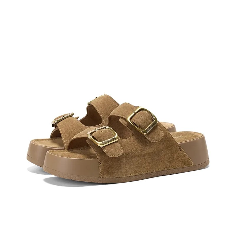 GG CC Slip Resistant Platform Slippers Women's-10