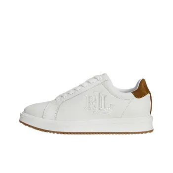 LAUREN RALPH LAUREN Ainsley Low Top Skateboard Shoes Women's White