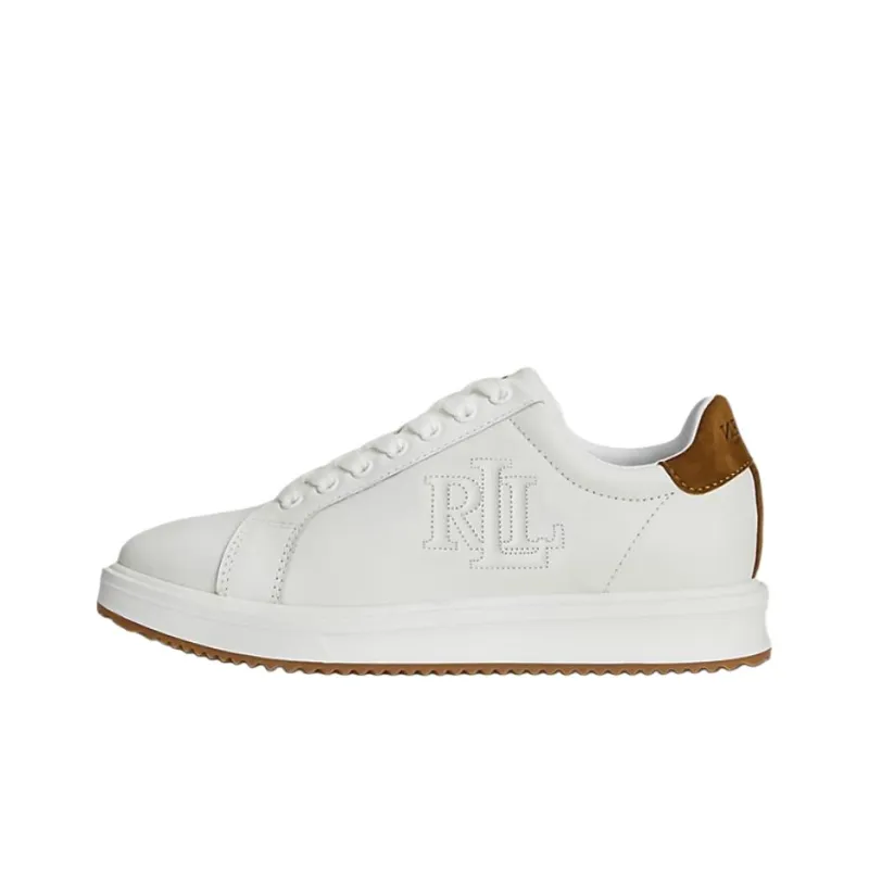 LAUREN RALPH LAUREN Ainsley Low Top Skateboard Shoes Women's White-0