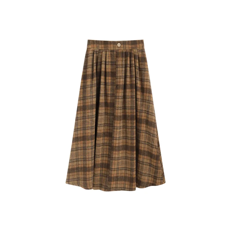 DGMZ Casual Long Skirts Women's Green-3
