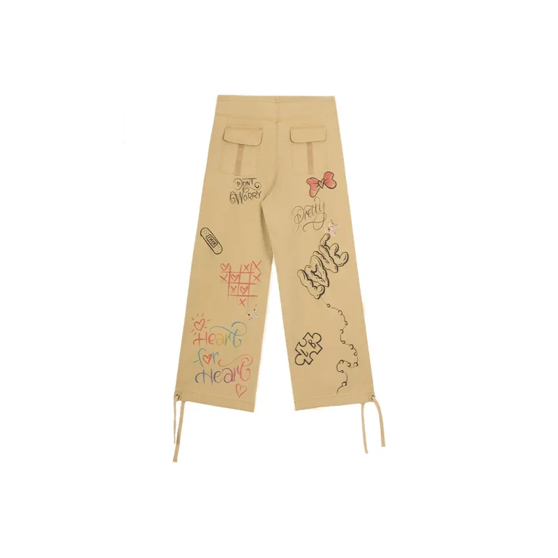 LALABOBO Casual Pants Women's Khaki-1