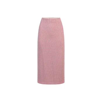 Rouje SYLVETTE SKIRT Casual Long Skirts Women's Vichy Red