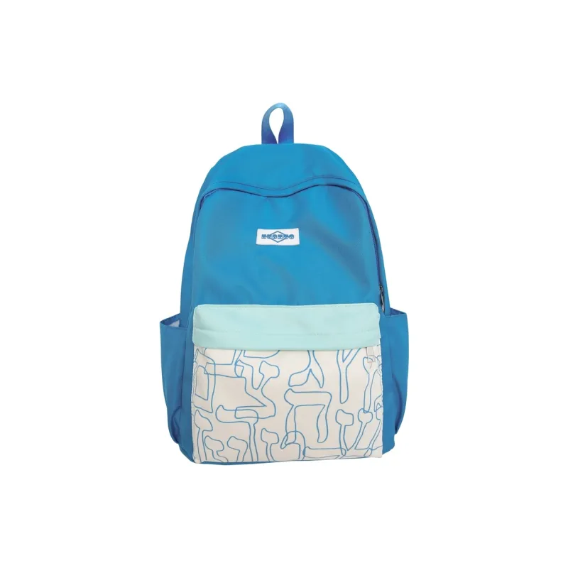 AIBAG Nylon Backpack Unisex White/Black/Red/Purple/Blue-20