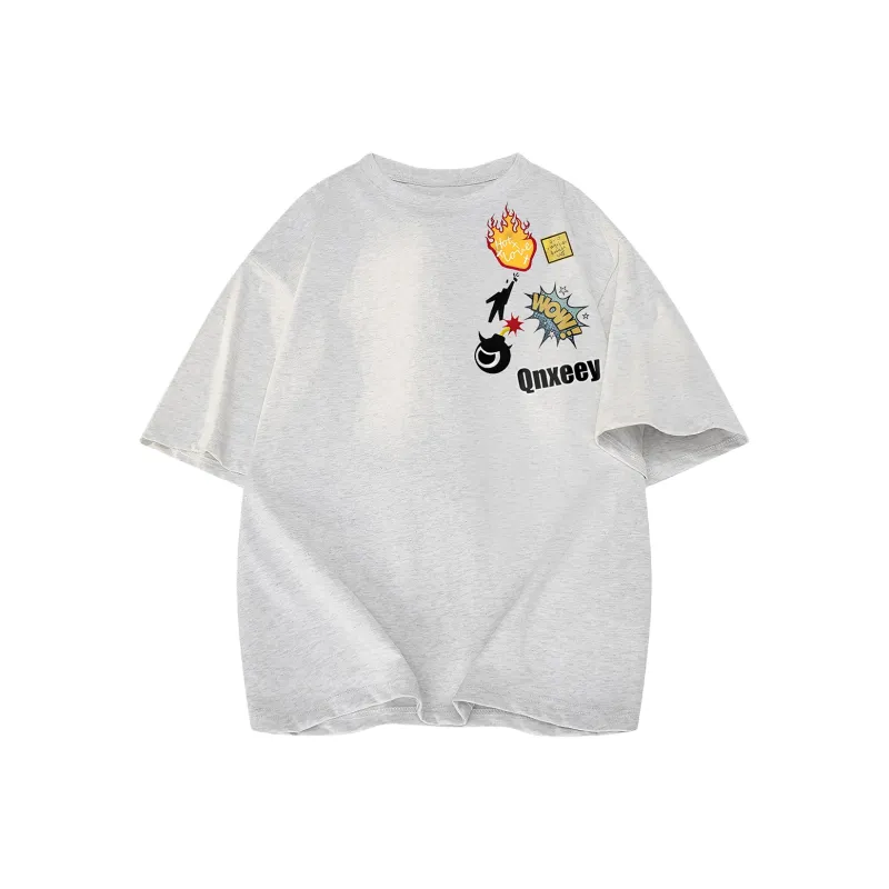 Qnxeey T Shirts Unisex-18