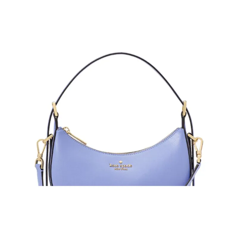 Kate Spade Cow Leather One Shoulder Handbag Medium Size Women's Blue-3