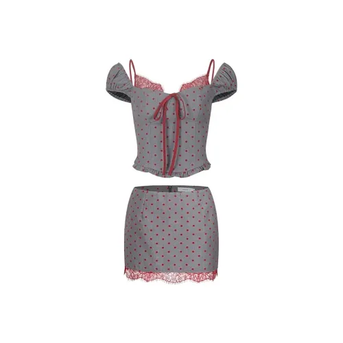 PLANE DRIFT Two Piece Skirt Sets Women's