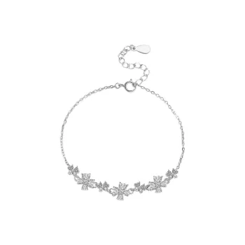 CLARKIA FLOWER S925 Silver Bracelets Women's