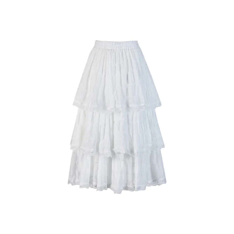 Wen Shan Casual Long Skirt Women's-0