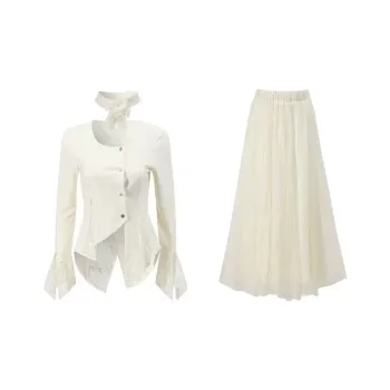 PUREIDOL Two Piece Skirt Sets Women's