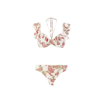 BALNEAIRE Bikini Women's Floral Elegance Pink