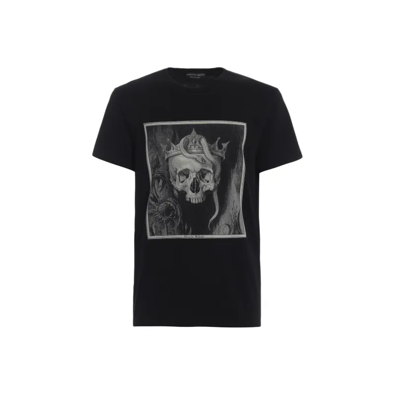 Alexander McQueen T Shirt Men's Black-0