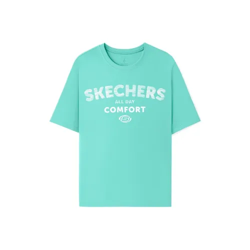 Skechers T Shirt Unisex Pink Green 000U