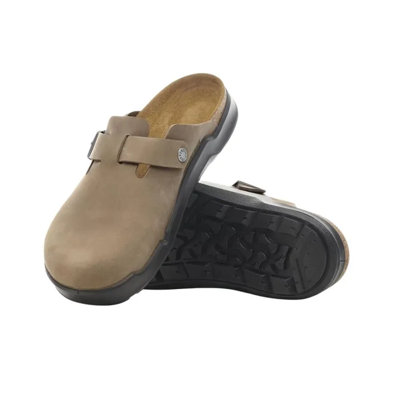 Birkenstock Boston Abrasion Resistant Closed Toe Slippers Unisex Brown-5