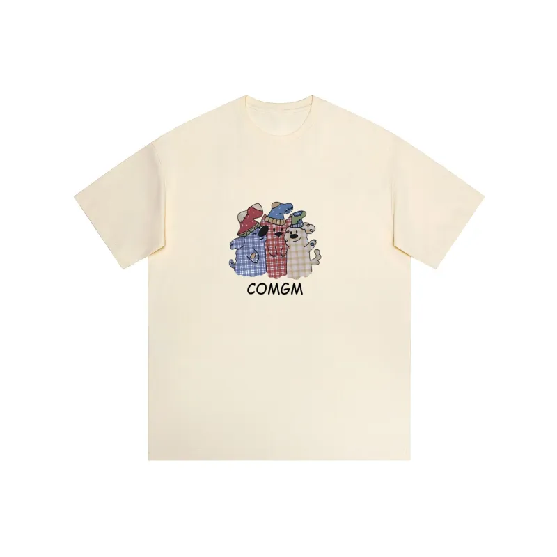 COMGM Drop Shoulder Sleeve T Shirt Women's-5